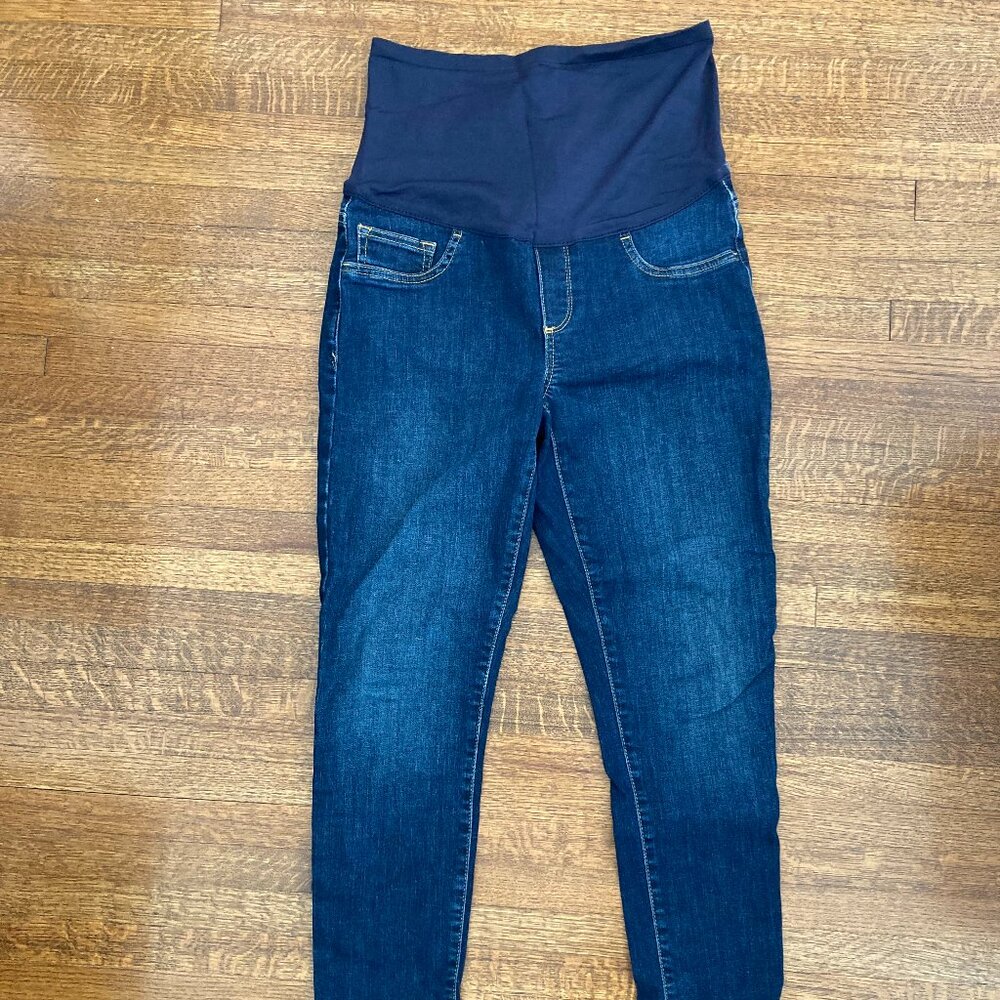 Gap Easy Legging Maternity Jeans Dark Wash Size 4